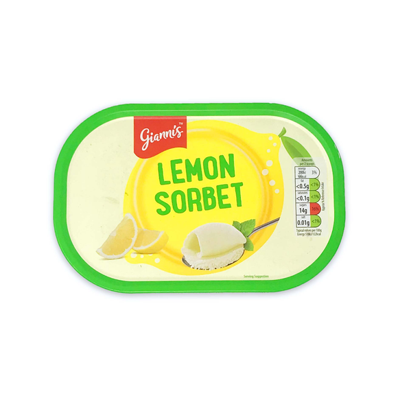 Gianni's Lemon Sorbet 900ml