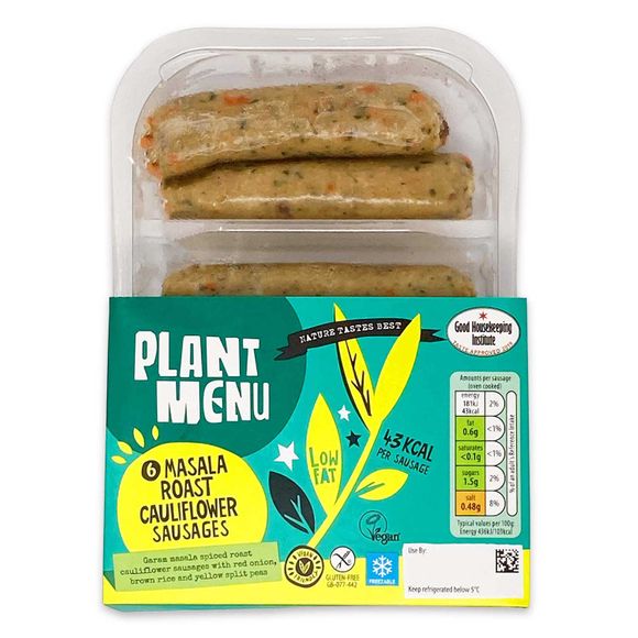 Plant Menu Masala Roast Cauliflower Sausages 270g/6 Pack