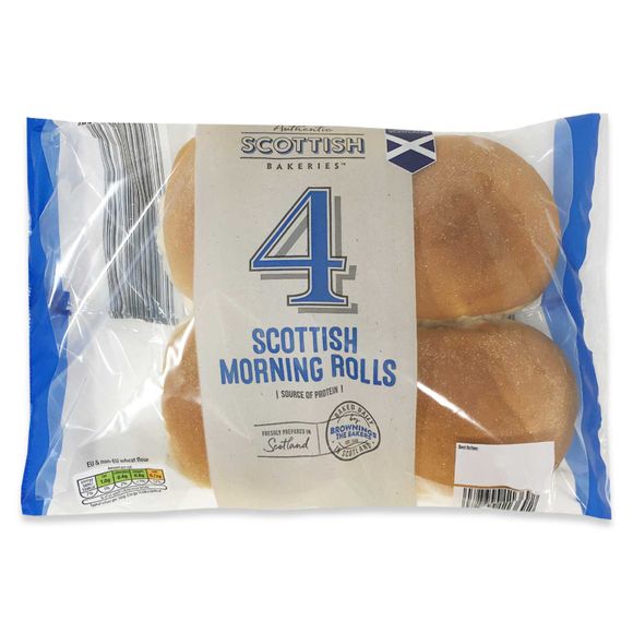 Authentic Scottish Bakeries Scottish Morning Rolls 4 Pack