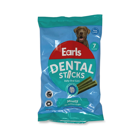 Earls Minty Dental Sticks 7 Pack