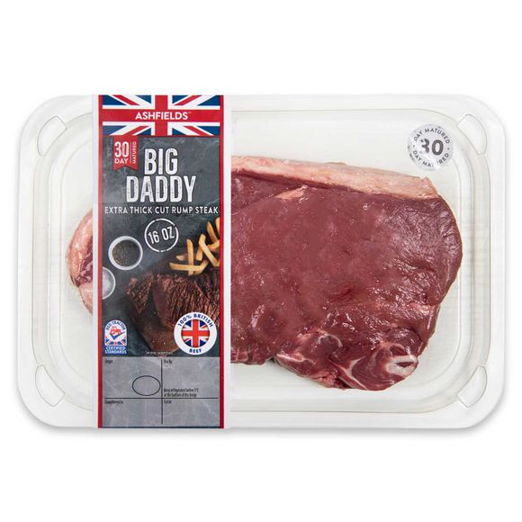 Ashfields Big Daddy Rump Steak 454g