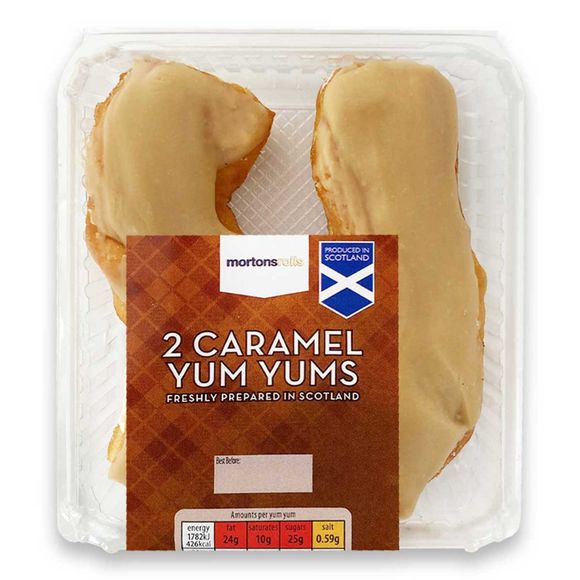 Authentic Scottish Bakeries Caramel Yum Yums 2 Pack