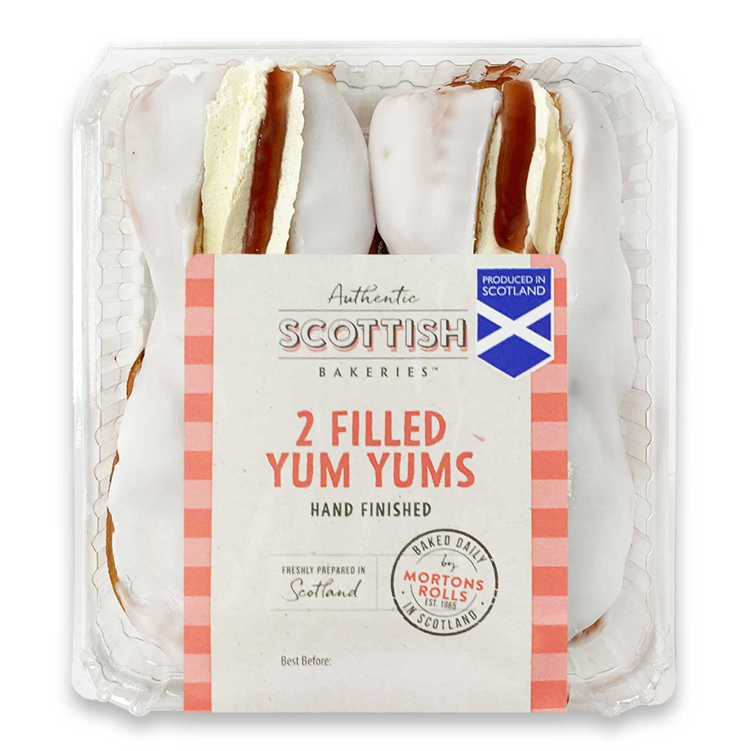 Authentic Scottish Bakeries Filled Yum Yums 2 Pack