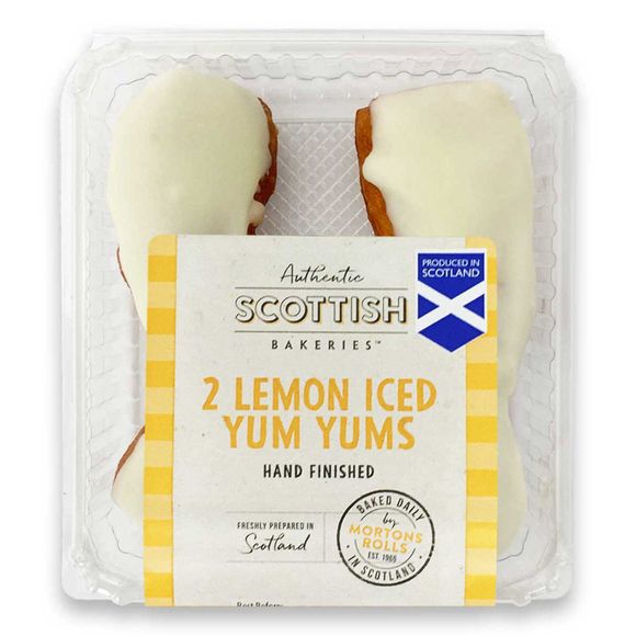 Authentic Scottish Bakeries Lemon Iced Yum Yums 2 Pack