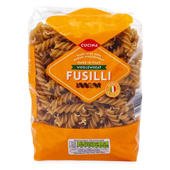 Cucina Wholewheat Fusilli 500g