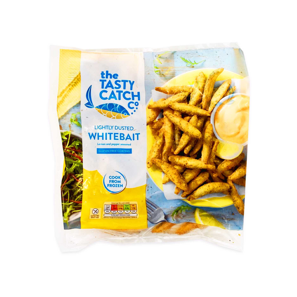 The Tasty Catch Co. Lightly Dusted Whitebait 400g