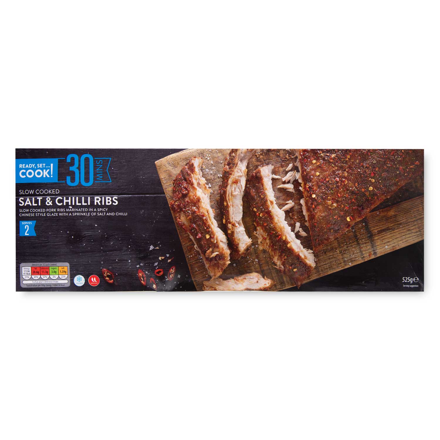 Ready, Set…Cook! Slow Cooked Salt & Chilli Ribs 525g