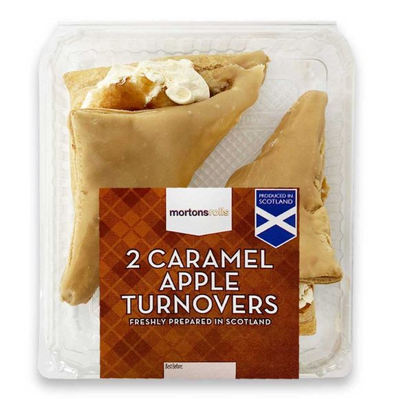 Mortons Rolls Caramel Apple Turnovers 2 Pack