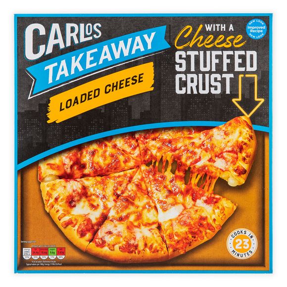 Carlos Takeaway Loaded Cheese Pizza 490g