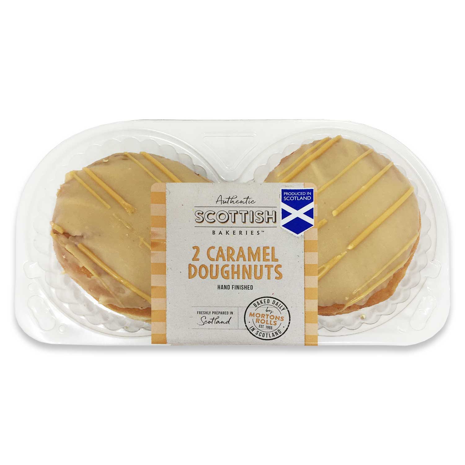 Authentic Scottish Bakeries Caramel Doughnuts 2 Pack