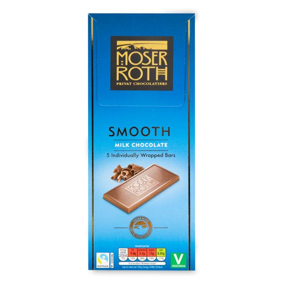 Moser Roth Milk Chocolate Bar 5x25g