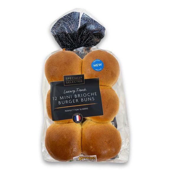 Specially Selected Mini Brioche Burger Buns 12 Pack