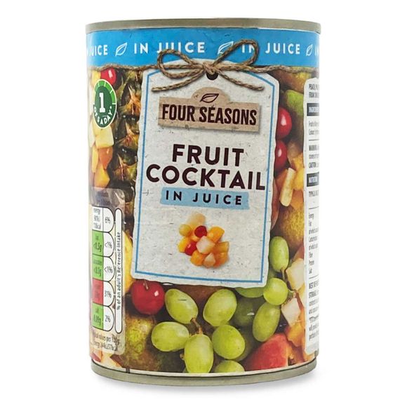 Four Seasons Fruit Cocktail In Juice 411g (250g Drained)