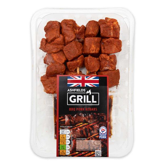 Ashfields Grill BBQ Pork Kebabs 390g