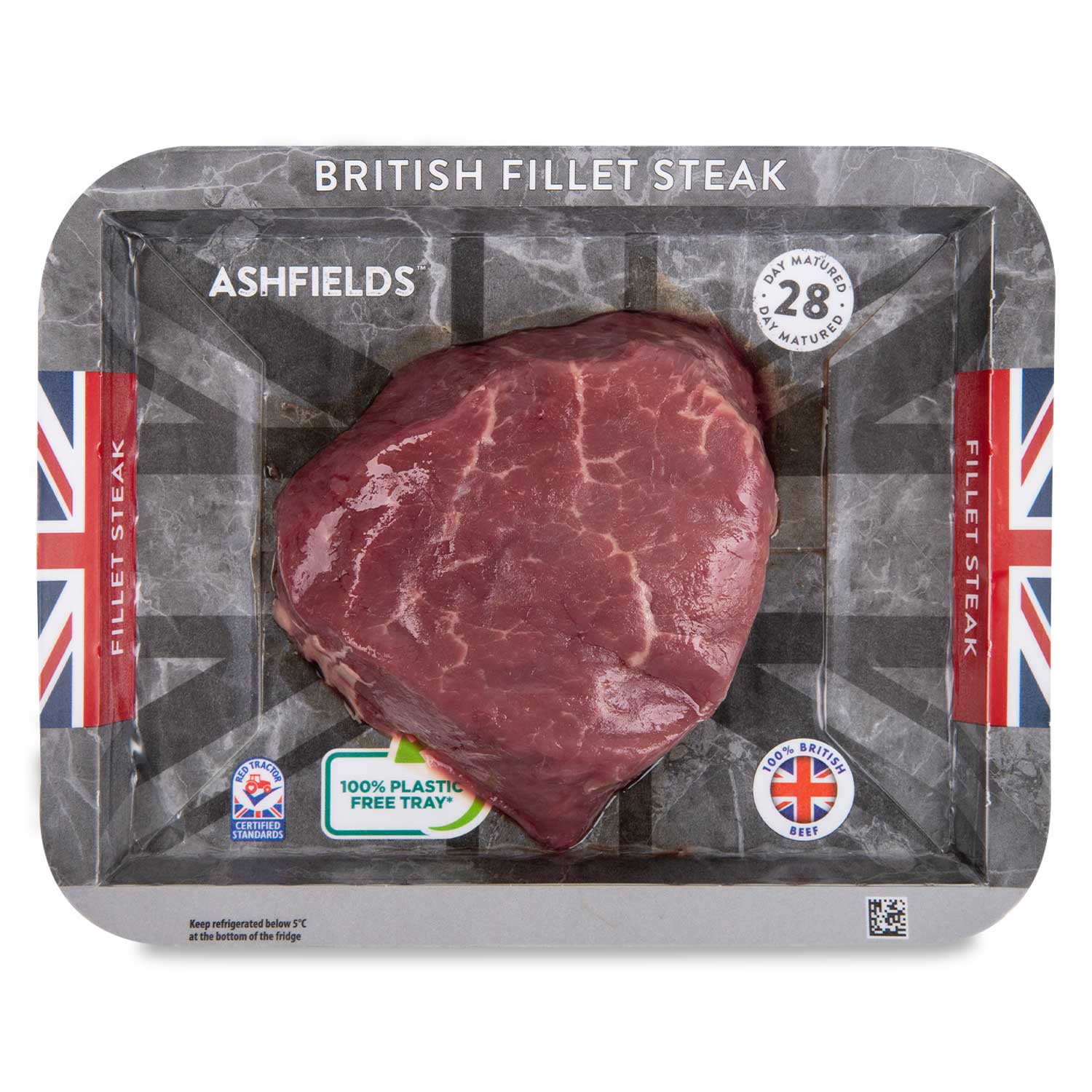 Ashfields 28 Day Matured British Fillet Steak 170g