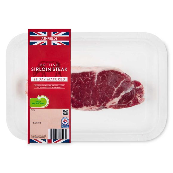 Ashfields 21 Day Matured Sirloin Steak 195g