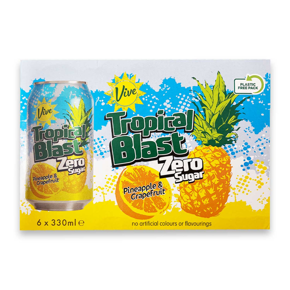 Vive Multipack Tropical Blast Zero 6x330ml