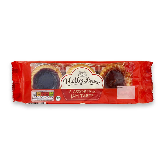 Holly Lane 6 Assorted Jam Tarts 6 Pack