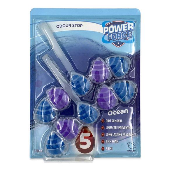 Powerforce Power 5 Toilet Freshener 2 Pack