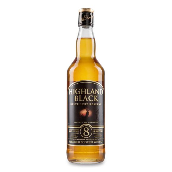 Highland Black 8 Year Old Scotch Whisky 70cl