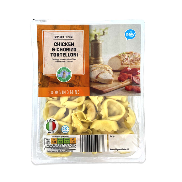 Inspired Cuisine Chicken & Chorizo Tortelloni 300g