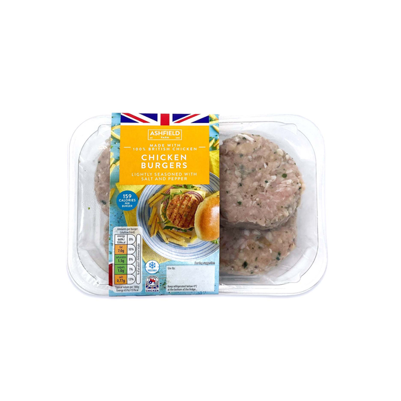 Ashfield Farm Chicken Burgers 454g