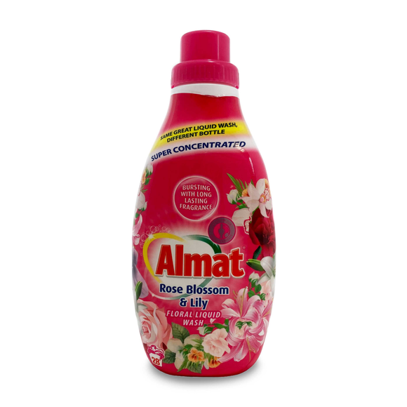 Almat Super Concentrated Floral Liquid Wash - Rose Blossom & Lily 980ml