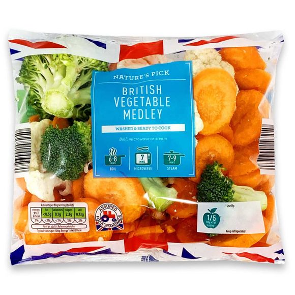 Nature's Pick Vegetable Medley 480g