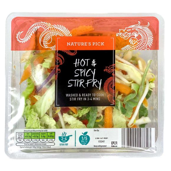 Nature's Pick Hot & Spicy Stir Fry 300g