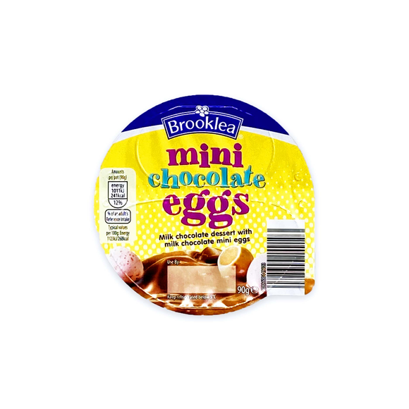 Brooklea Mini Chocolate Eggs Split Pot Dessert 90g