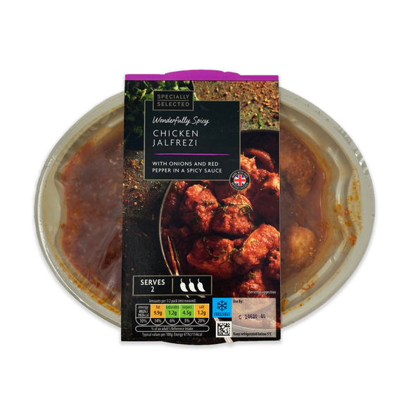 Specially Selected Wonderfully Spicy Chicken Jalfrezi 350g