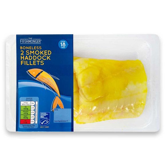 The Fishmonger Smoked Haddock Fillets 250g