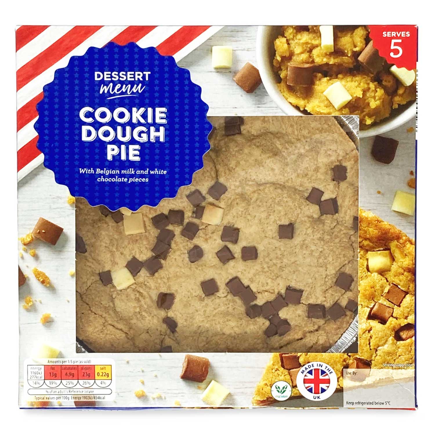 Dessert Menu Cookie Dough Pie 304g