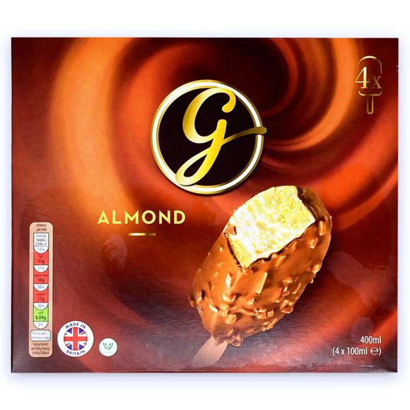 Gianni's Almond Ice Creams 4x100ml