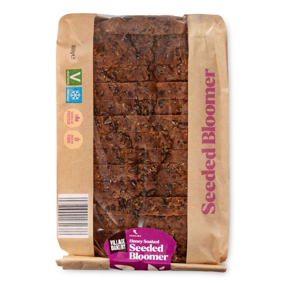 Village Bakery Seeded Sliced Bloomer Bread 800g