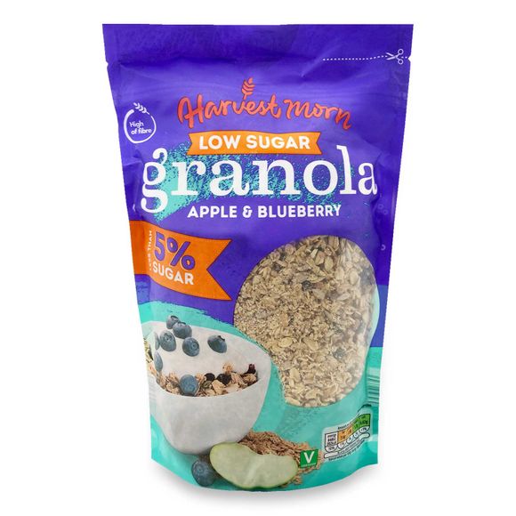 Harvest Morn Low Sugar Apple & Blueberry Granola 500g