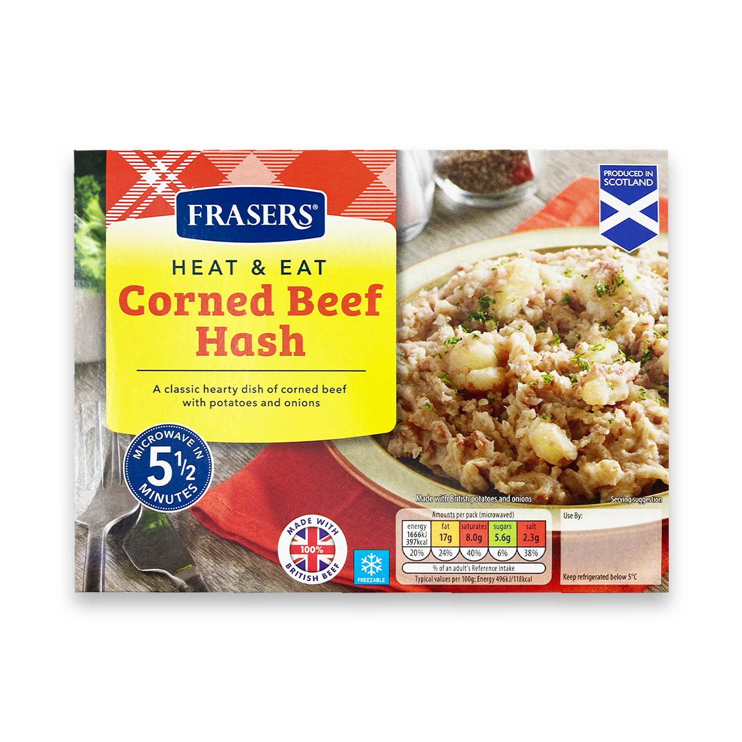 Frasers Corned Beef Hash 340g