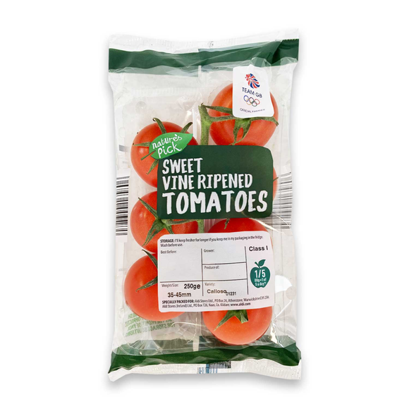 Nature's Pick Sweet Vine Ripened Tomatoes 255g