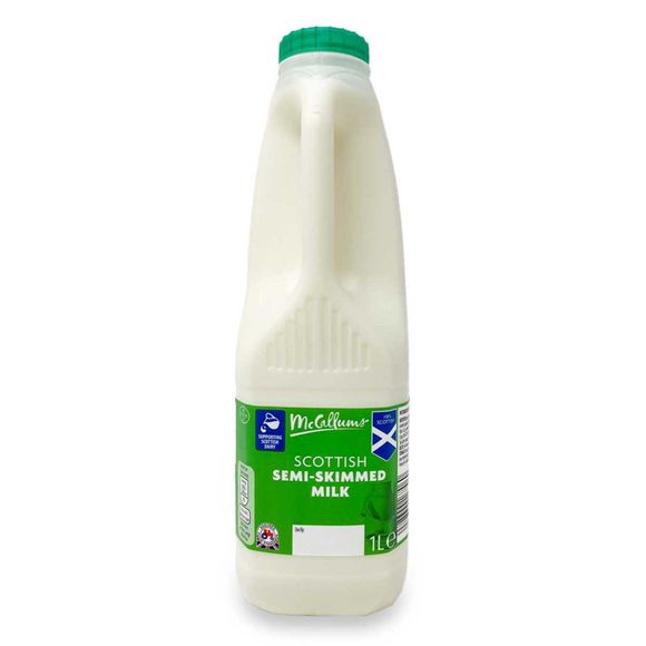 Mccallums Scottish Semi Skimmed Milk 1l