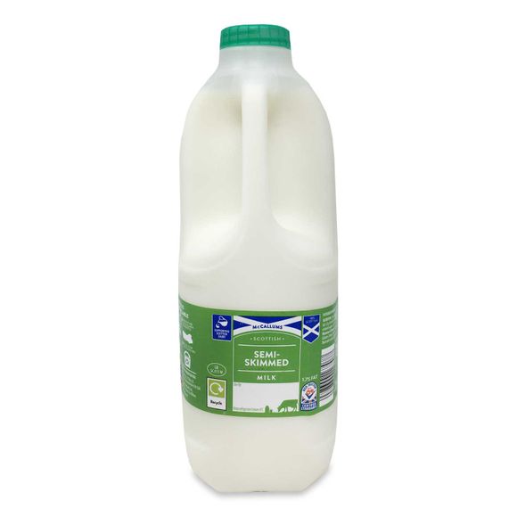 McCallums Scottish Semi Skimmed Milk 2 Litres