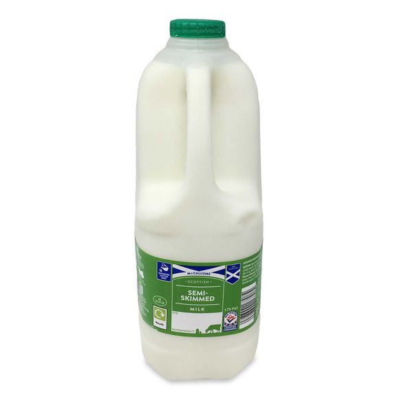 Tesco British Semi Skimmed Milk 2.272L, 4 Pints - Tesco Groceries