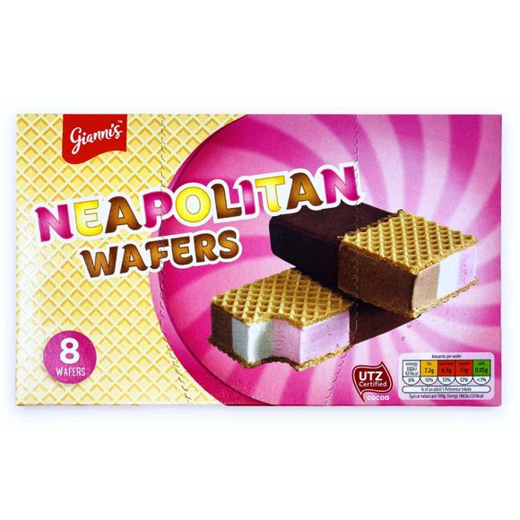 Gianni's Neopolitan Wafers 8x90ml