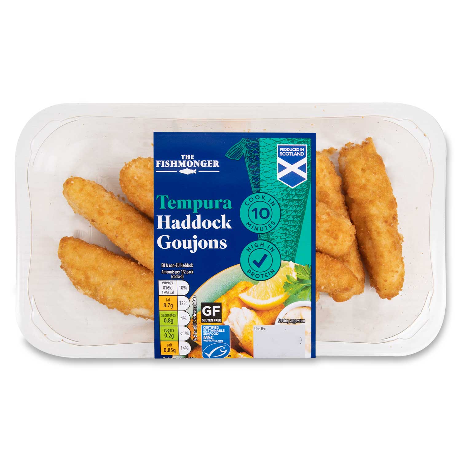 The Fishmonger Tempura Haddock Goujons 200g