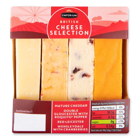 Emporium British Cheese Selection 320g