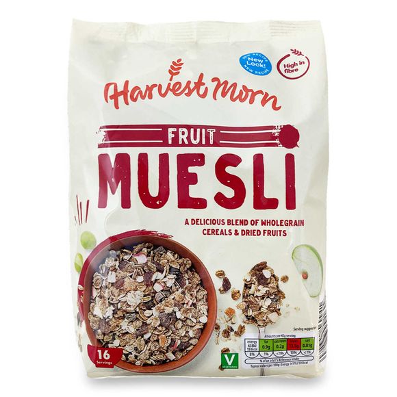 Harvest Morn Fruit Muesli 750g