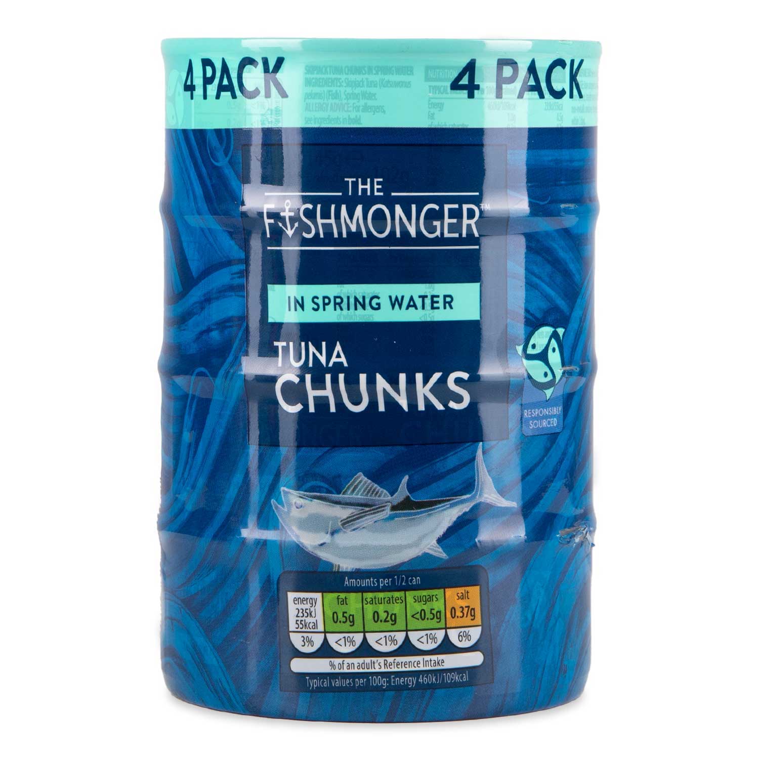 The Fishmonger Tuna Chunks In Spring Water 160g