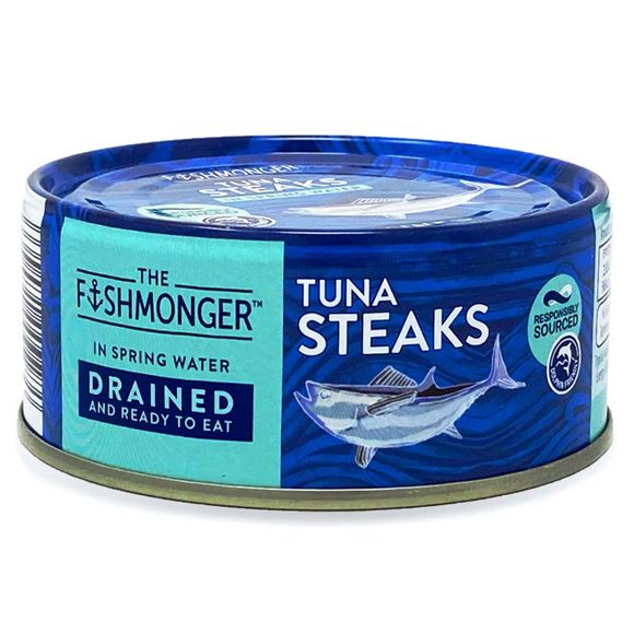 The Fishmonger Tuna Steaks In Springwater 110g