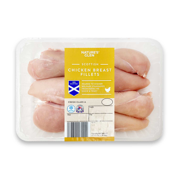 Nature's Glen Scottish Chicken Breast Fillets 1700g