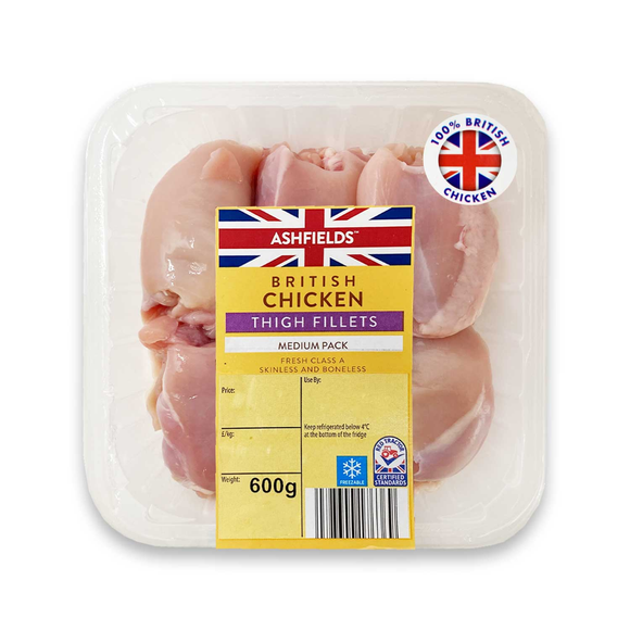 Ashfield Farm Chicken Thigh Fillets 600g