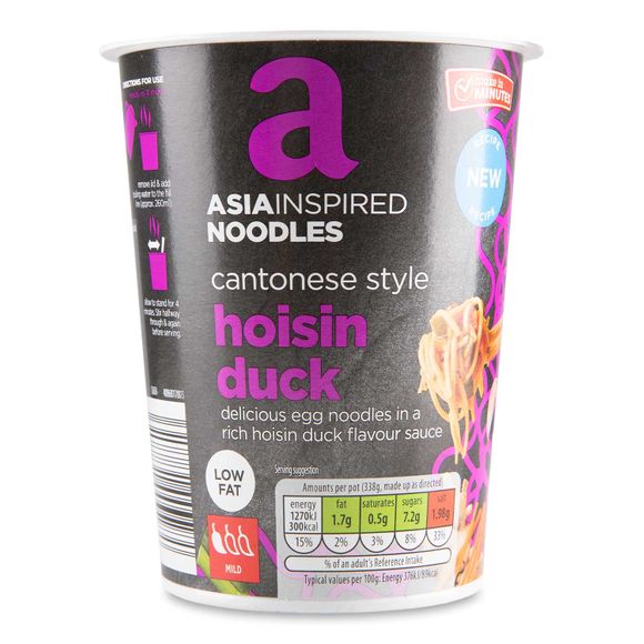 Bramwells Express Asia Inspired Noodles Cantonese Style Hoisin Duck 78g